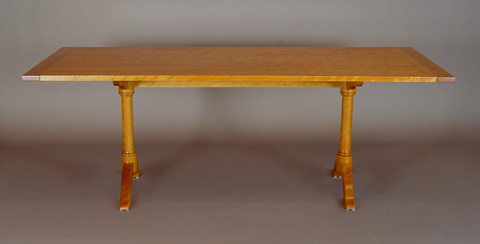 shaker trestle table