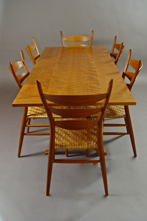 shaker trestle table