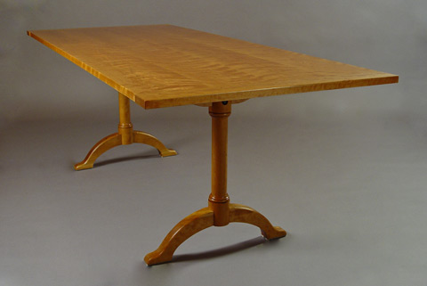 shaker trestle table